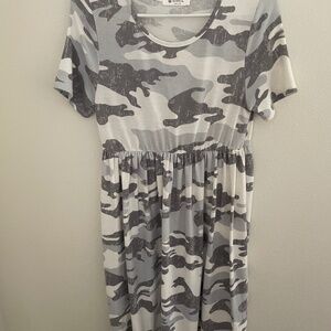 Bom Bom Camouflage Dress